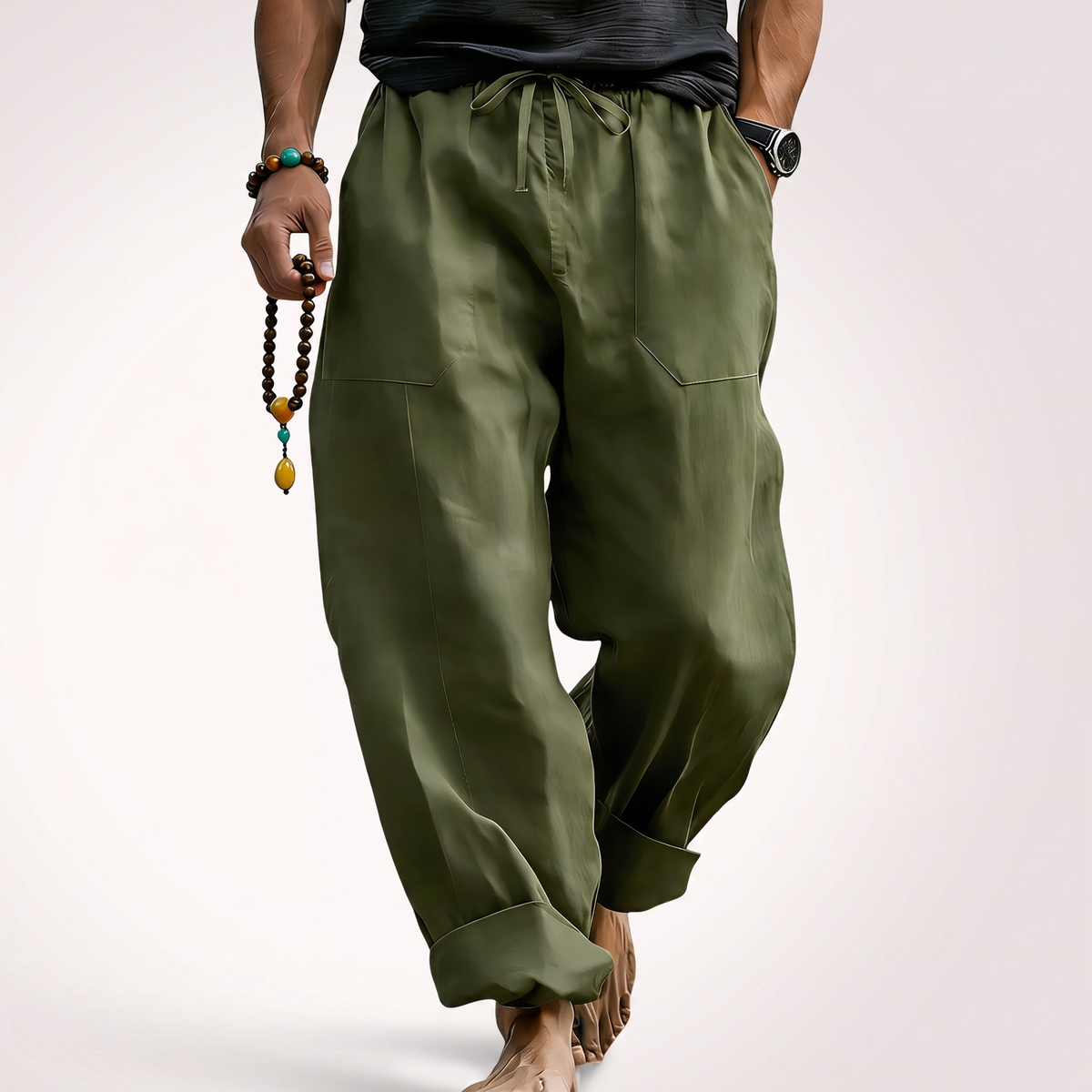 COTSBOURNE RELAXED LINEN TROUSERS