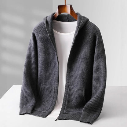 SORRENTO CASHMERE ZIP HOODIE