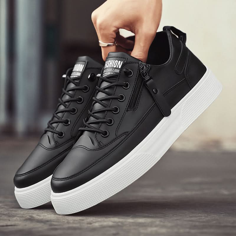 SORRENTO LEATHER TRAINERS