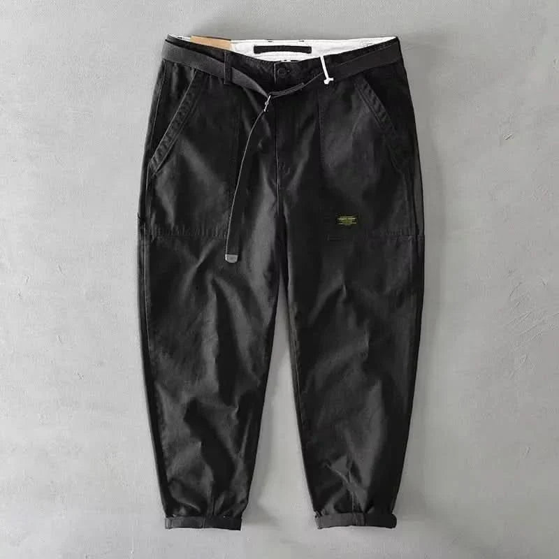 ASHBOURNE RETRO COTTON PANTS