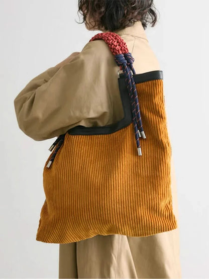HARRISON CORDUROY TOTE