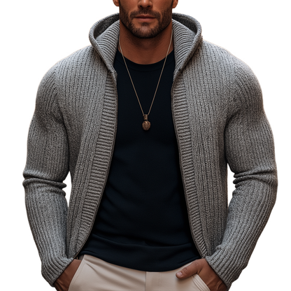 PORTWELL SOFT KNIT ZIP HOODIE