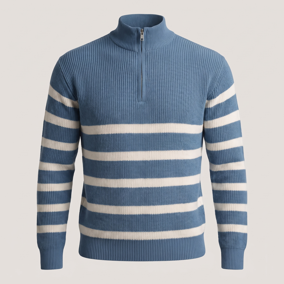 BLACKWELL STRIPE ZIP SWEATER