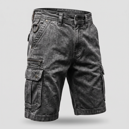 BRAMSHAW POCKET DENIM SHORTS