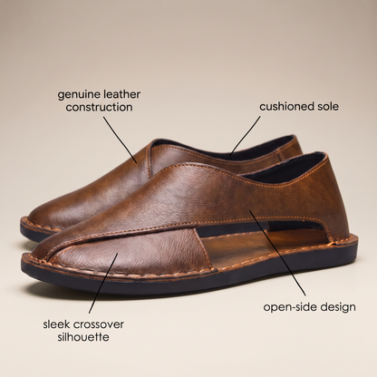 CASCADE LEATHER SANDALS