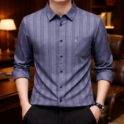 THEO PLAID BUTTON SHIRT