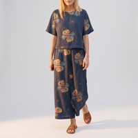 Navy Flowers