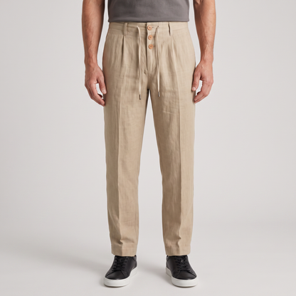 ETHAN LINEN TROUSERS