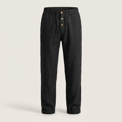 ETHAN LINEN TROUSERS