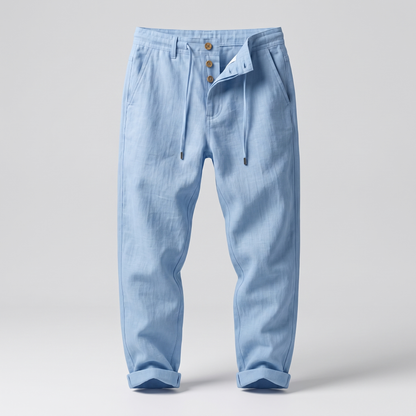 ETHAN LINEN TROUSERS