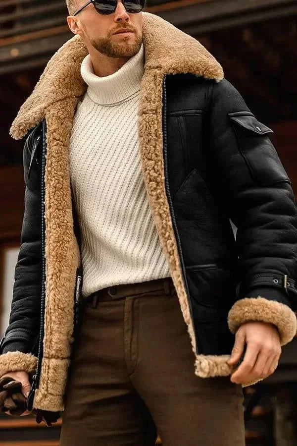 RAVELLO FAUX LEATHER JACKET