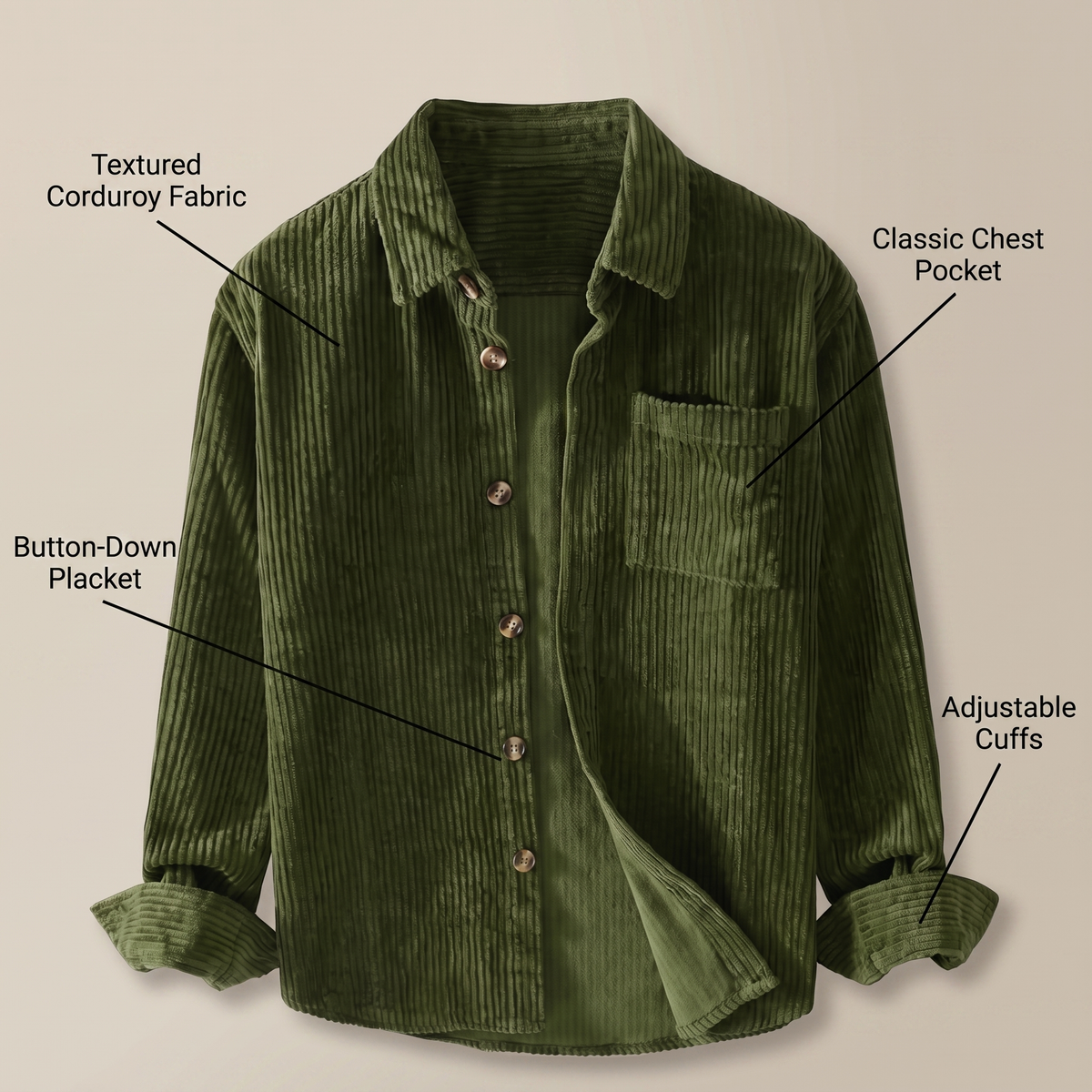 HAWTHORNE CORDUROY SHIRT