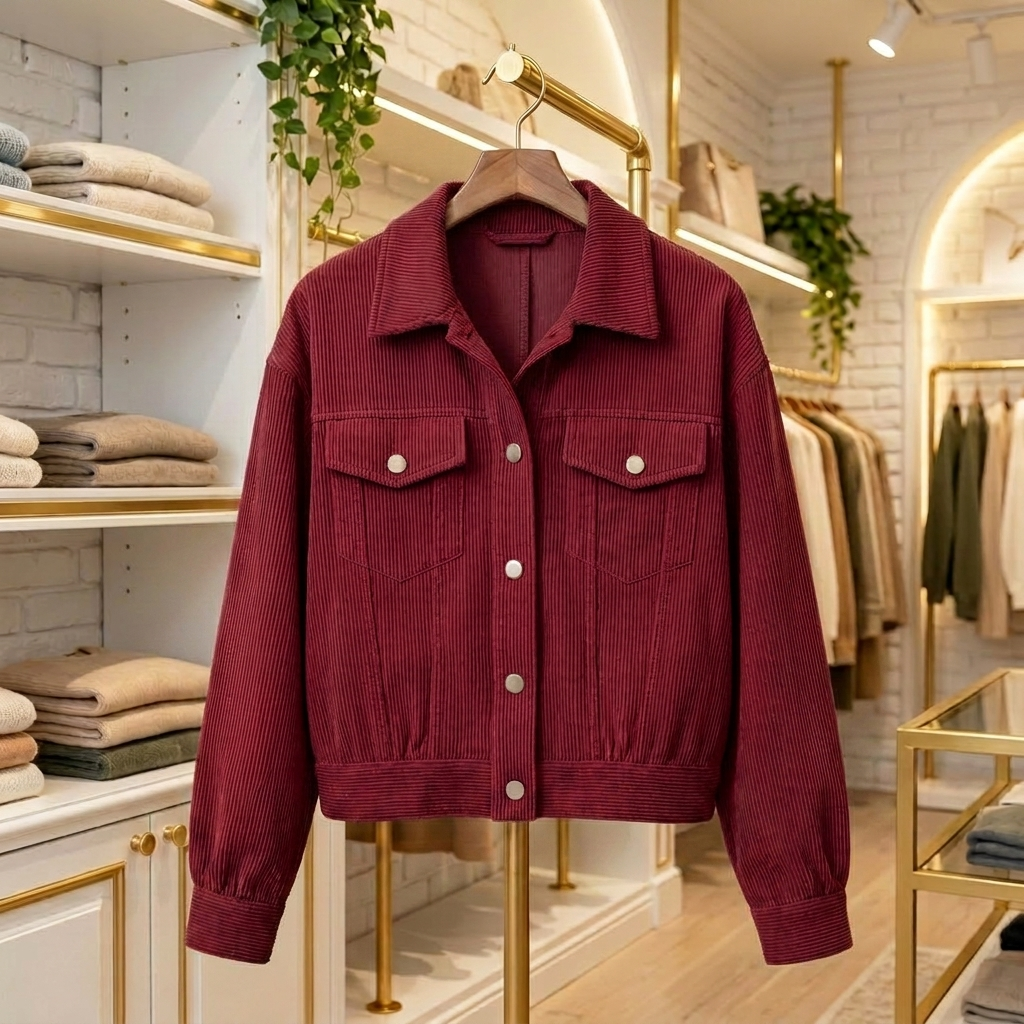 FIORA CORDUROY LANTERN JACKET