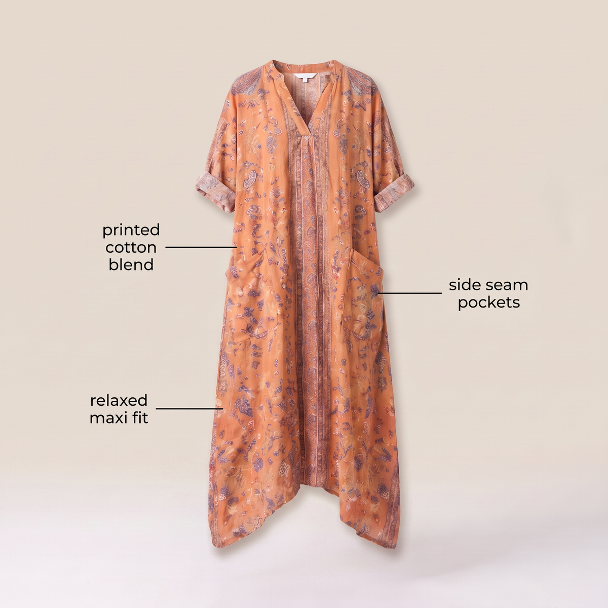 LAVINIA BOTANICAL MAXI DRESS