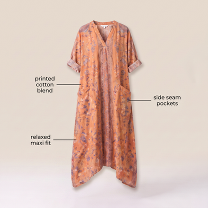 LAVINIA BOTANICAL MAXI DRESS