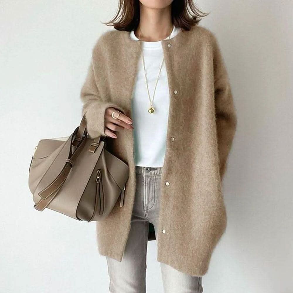VANNA™ ELEGANT BUTTONED KNIT JACKET