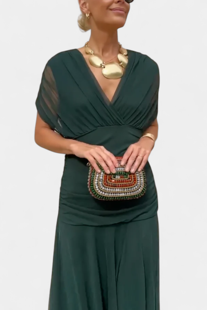 VALENTINA WILDFLOWER V-DRESS
