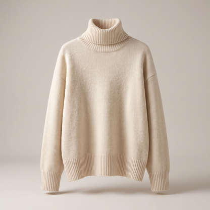 ISABELLA CASHMERE HIGH-NECK SWEATER