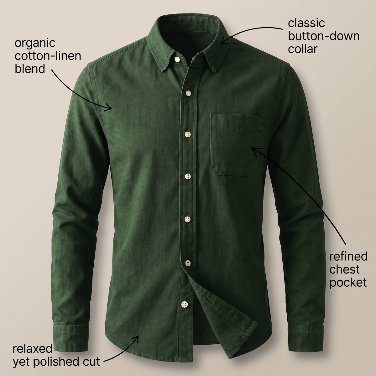 LODER COTTON LINEN SHIRT