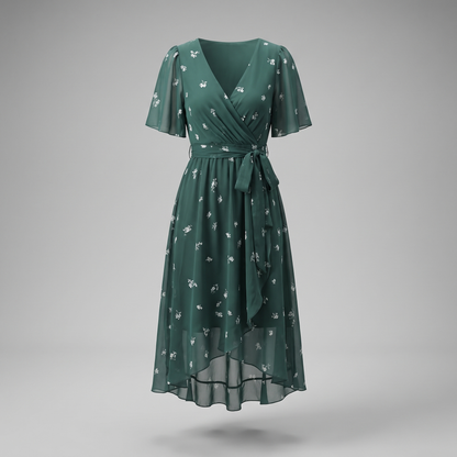 LUNETH FLUID V DRESS