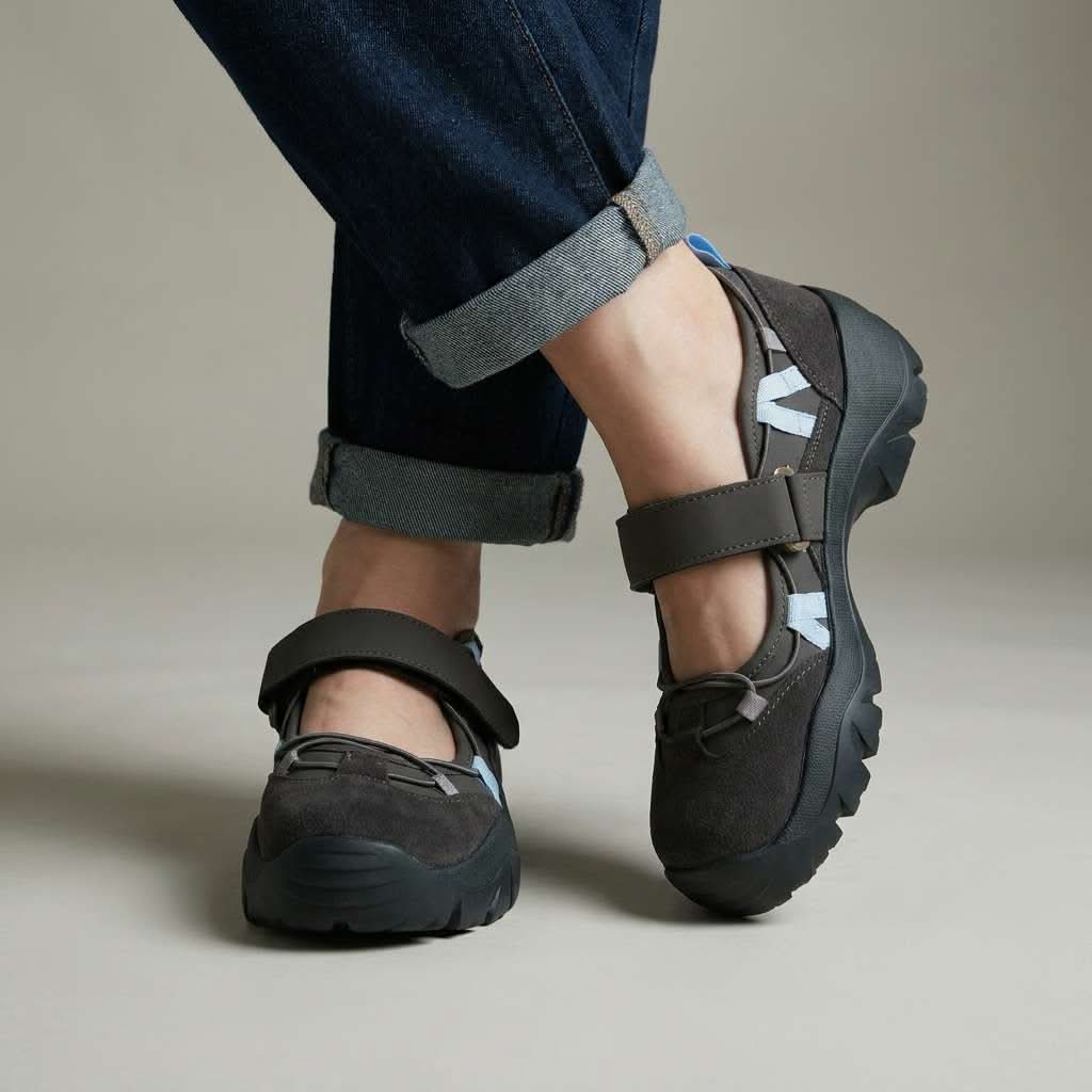 LOTTIE CHIC CROSS-STRAP SANDALS