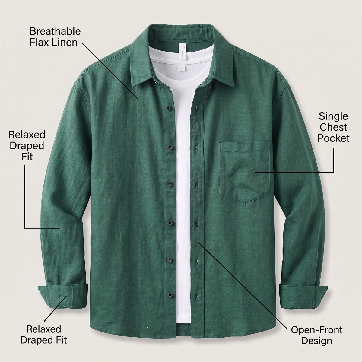 MARINER LINEN SHIRT