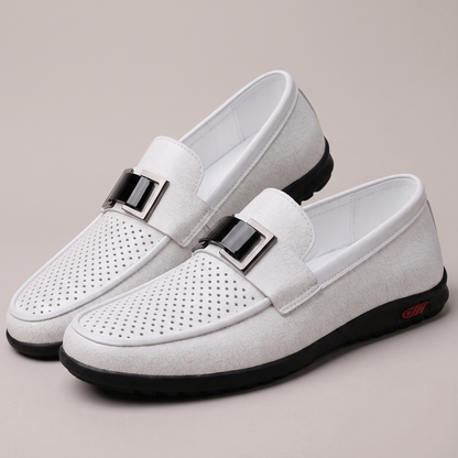 MIDHURST BUCKLE SLIP-ON SHOES
