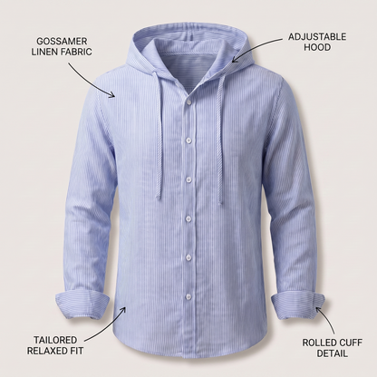 NOVA LINEN HOODIE