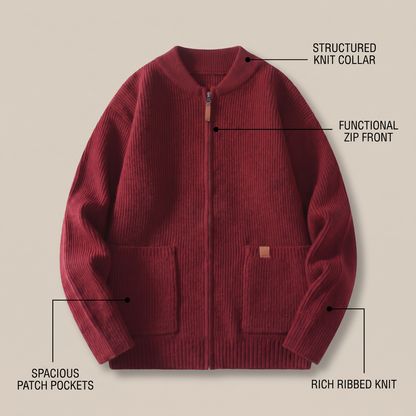 NOVA RIB KNIT JACKET
