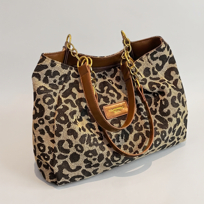 SAVANNA PRINT TOTE