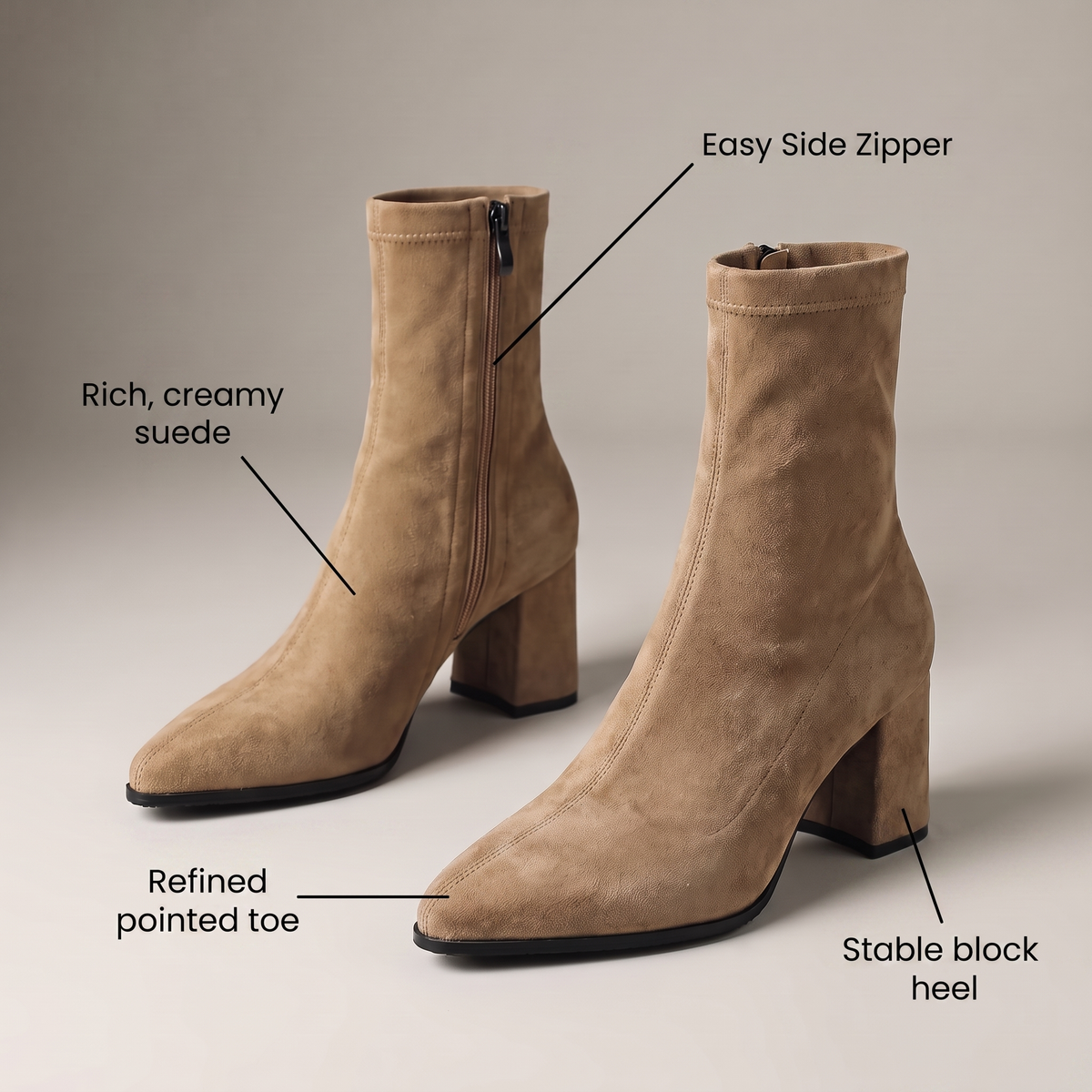 SIENNA SUEDE BOOTS