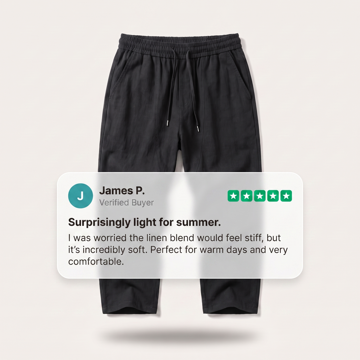 URBAN CROPPED COTTON PANTS
